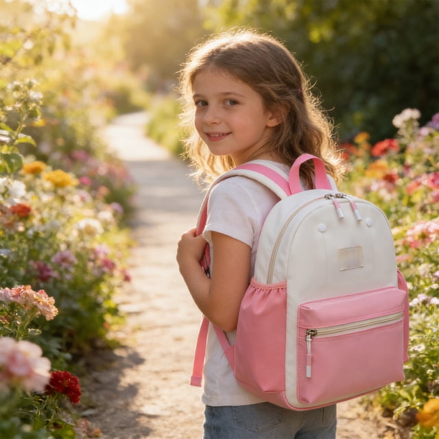 Mochila infantil | Mochila escolar de gran capacidad para alumnos de primaria | Mochila ligera con protección para la columna vertebral | Mochila impermeable para libros para niños y niñas