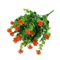 thumbnail image 3 of ZOELNIC 6pcs Artificial Flowers Outdoors, UV Resistant Plastic Flower Plants for Outdoor, for Garden Patio Porch Window Box Home Wedding Decor, 3 of 9