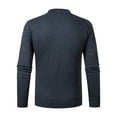 thumbnail image 4 of Vedolay Sweaters for Big Men 2023 Loose Pocket Long Sleeve Knit Pullover Sweater Black,2XL, 4 of 4