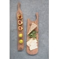 thumbnail image 2 of Creative Co-Op Abstract Acacia Wood Cheese/Cutting Board with Handle, 2 of 3