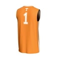 thumbnail image 3 of Unisex GameDay Greats #1 Tennessee Orange Tennessee Volunteers Lightweight Collegiate Basketball Fashion Jersey, 3 of 4