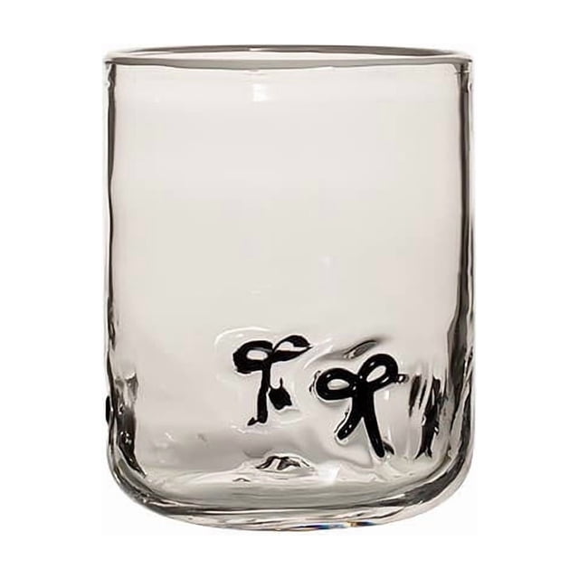 Artisanal Colorful Glass Cup With Heat Design For Hot And Cold Beverages Ideal For Home Kitchen Use Or As A Unique Idea