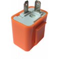 thumbnail image 4 of nipocaio 12V 2 Broches Réglables Vitesse Led Clignotant Clignotant Lumière Relais Résistance Fixer Hyper Contrôle Flash pour Moto Orange Couleur, 2pcs, 4 of 5
