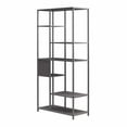 thumbnail image 4 of Systembuild Evolution Mission District Metal Bookcase Room Divider, Graphite, 4 of 8