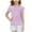 Purple, variant on Gamivast Girls Ruffle Short Sleeve Shirts Crew Neck Pleated Front Shirts Summer Loose Fit Blouse Solid Color Cute Vacation Casual Shirts Pink 6-8 Camiseta De Para Niños