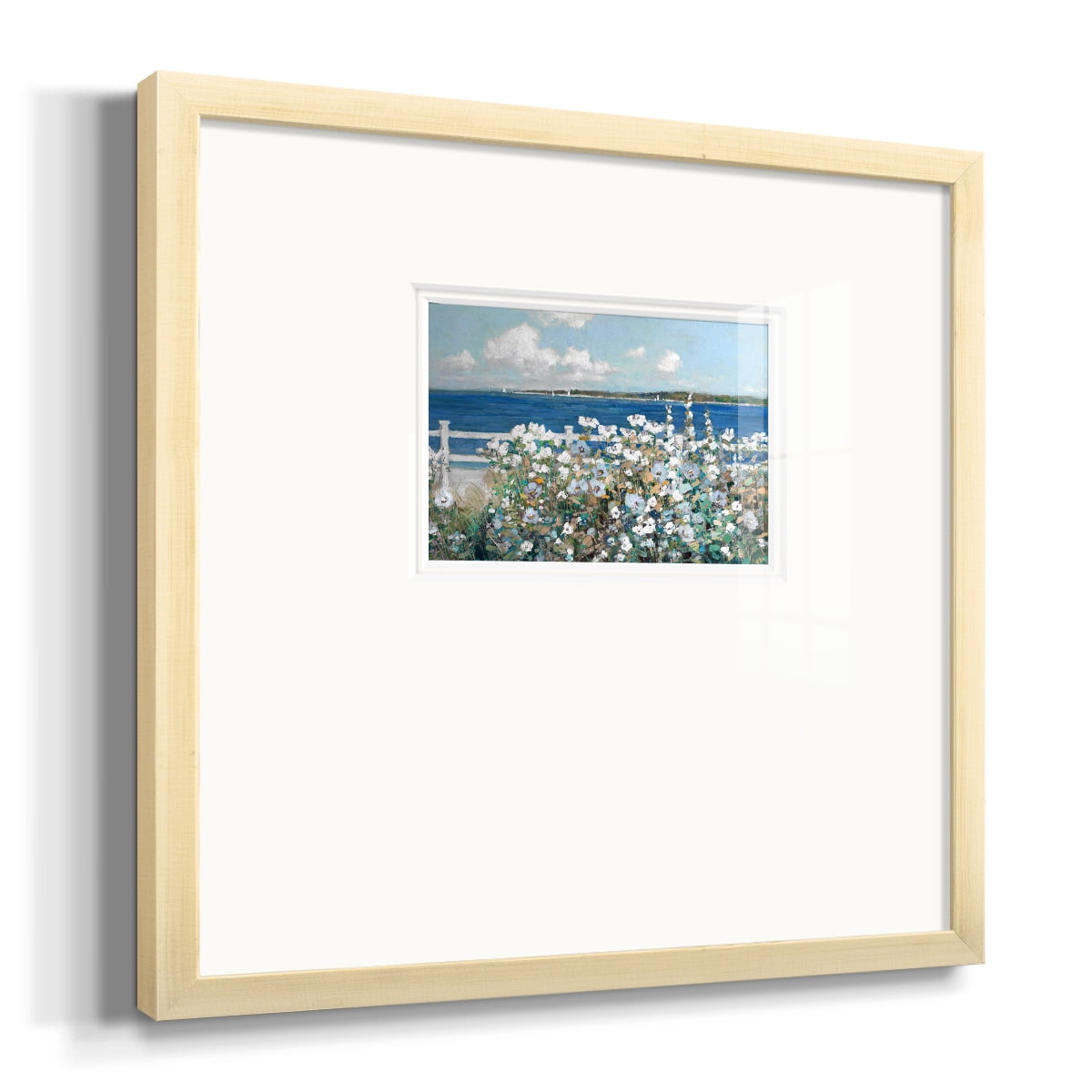 Bayside GardenPremium Framed Print