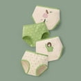 thumbnail image 2 of CZHQWE Toddler Panties Girls Size 7 Underwear Baby Toddler Girls' Underwear, Cotton Panties, Comfort Briefs Green 4PCS, 2 of 5