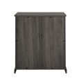 thumbnail image 2 of 36" Sliding Glass Door Bar Cabinet - Slate Grey, 2 of 6