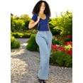 thumbnail image 2 of Player Mujer Texturizada Casual Stretch Blusa Dama Top, 2 of 5