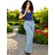 thumbnail image 2 of Player Mujer Texturizada Casual Stretch Blusa Dama Top, 2 of 5