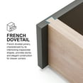 thumbnail image 5 of Furniture of America Hunnley 2-Drawer Wood Washed White Nightstand, 5 of 6