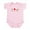 Petal Pink, variant on CafePress - Peace Love Bagels Infant Bodysuit - Baby Light Bodysuit, Size Newborn - 24 Months
