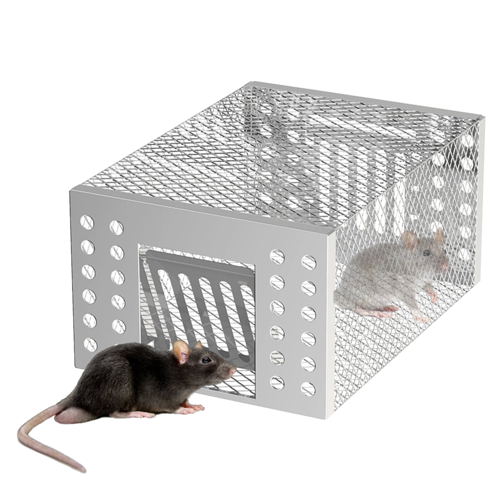 EXLEAF 2026 New Ultra-Thin Mouse Trap Automatic Mouse Trap Reusable Rat Trap for Indoor Control Ultra-Thin Lightweight High Sensitivity Safe Sliding Door Easy to Use