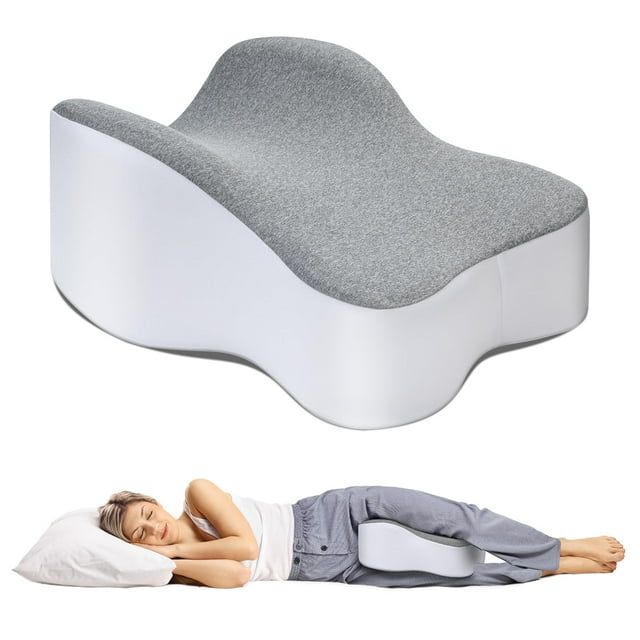 Almohada de rodilla UJPFEO para personas que duermen de lado, ciática, dolor de espalda