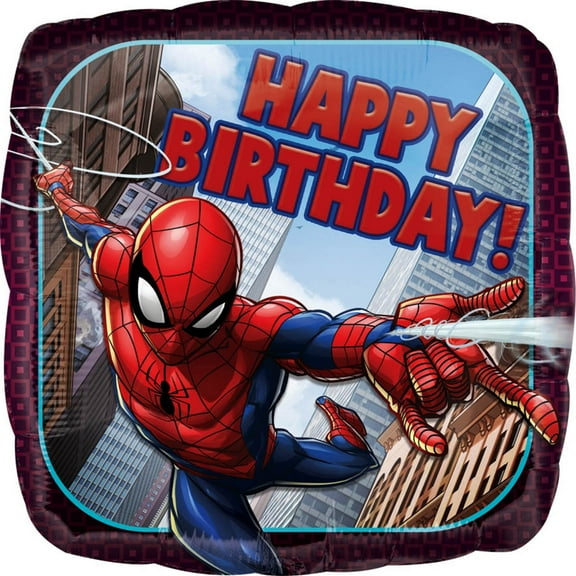 Loftus International SpiderMan 18" Happy Birthday Balloon