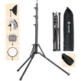 thumbnail image 1 of IBAOLE Photographic Lighting Stand 78.7"/6.6ft Studio Light Tripod Stand Foldable Aluminum Photography Light Stand Boom for Reflector Umbrella Softbox Light Background, 1 of 7