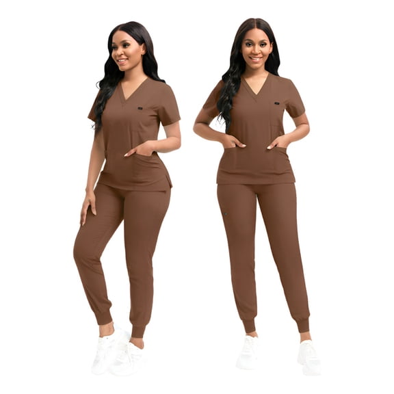 Medical Nurse Scrubs Uniform Set Unisex Work Uniform for Veterinary Hospitals