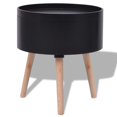 thumbnail image 2 of vidaXL Side Table with Serving Tray Accent Sofa End Table Furniture Round, 2 of 19