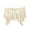 Beige, variant on Retro Boho Ruffled Tablecloth,55.12*70.87in Floral Patterned Translucent Table Cover for Round & Square Tables or Rustic Outdoor Wedding