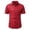 Red, variant on Men's Casual Dark Check Shirt with Short Sleeves and Loose Fit for Everyday Streetwear versatile Summer Wardrobe for Men