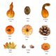 thumbnail image 5 of Surtido de cabazas artificiales, manualidades de espuma, Halloween, Navidad, , decorativa para chimenea, , mesa de comedor, 50 piezas 9 cm cm Colco calabaza, 5 of 8