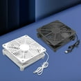 thumbnail image 4 of 120mm 5V Cooling Fan Portable Cooling Fan with LED Light for Tablet HDTV Receiver Router Computer Cabinet Cooling, 4 of 16