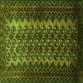 thumbnail image 1 of Ahgly Company Indoor Square Southwestern Green Country Area Rugs, 4' Square, 1 of 1