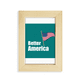 thumbnail image 1 of Hacer futuro Latina usa mejor Escritorio de madera Arte Pintura 5x7 pies Marco de foto, 1 of 4