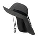thumbnail image 4 of Sombrero de pesca Strade Fareast Limited con solapa para el cuello Gris claro, 4 of 5