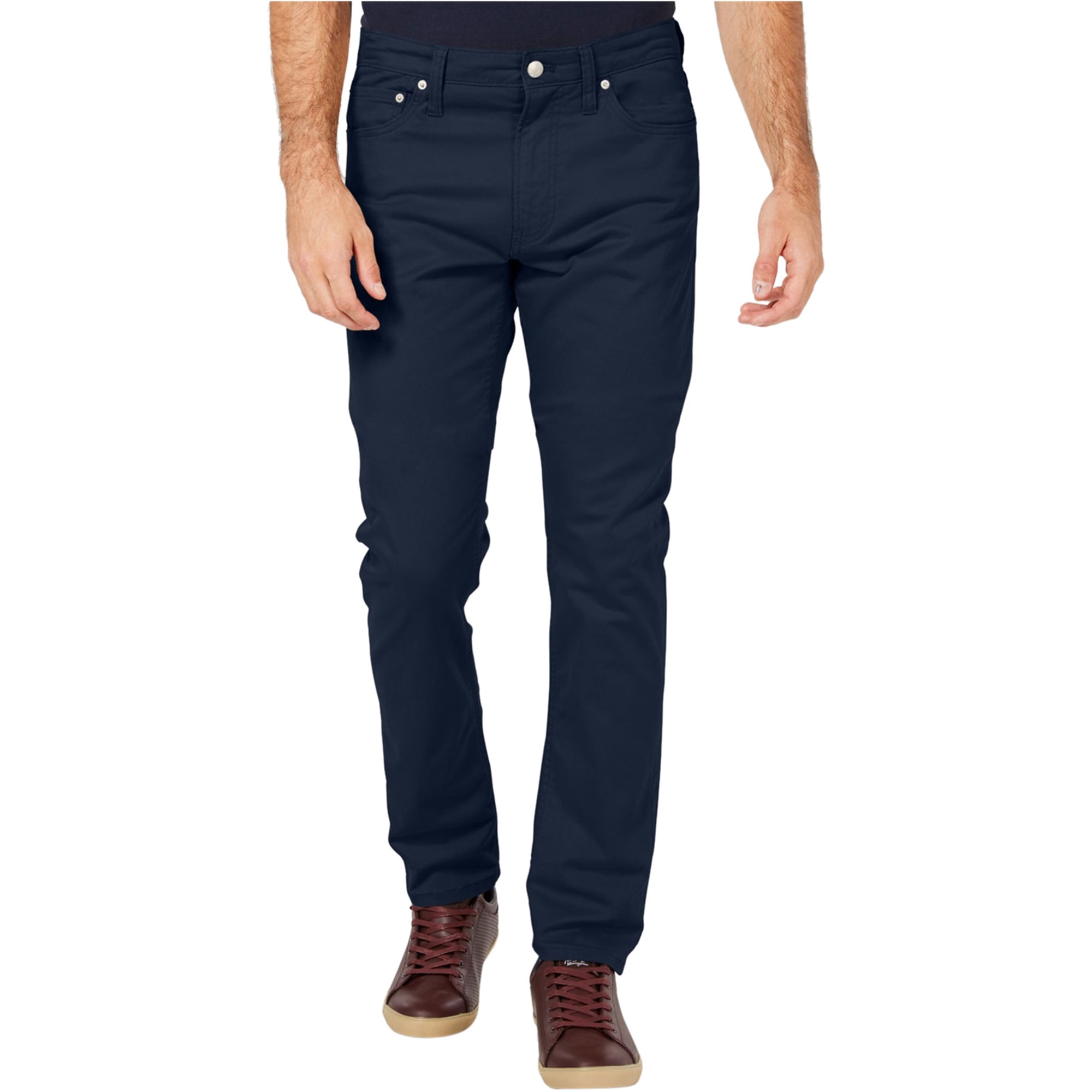 matras verkiezen Stoel Calvin Klein Mens Stretch Twill Slim Fit Jeans, Blue, 40W x 32L -  Walmart.com