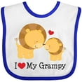 thumbnail image 3 of Inktastic I Love My Grampy Grandkids Boys or Girls Baby Bib, 3 of 4