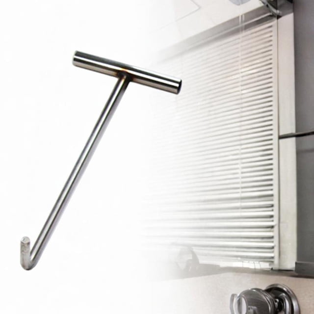 Elevador de tapa de alcantarilla Colamx, gancho de elevación de Acero inoxidable, 38 cm de diámetro, 8 cm de espesor