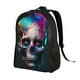 thumbnail image 2 of Easygdp Modern Abstract Colorful Skull B Mochila Versátil y Elegante: Comodidad, Almacenaje y Durabilidad para la Universidad, Trabajo, Viajes y Uso Diario, 2 of 8