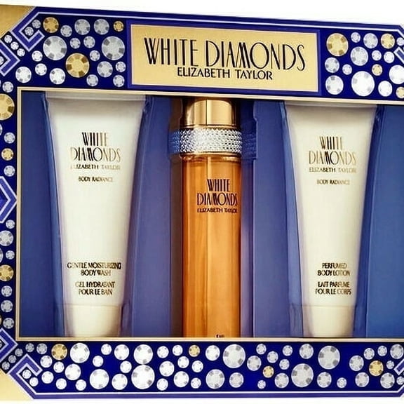 White Diamonds by Elizabeth Taylor for Women - 3 Pc Gift Set