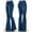 Dark blue, variant on HOT SALE!!Jeans for Women 2025 TrendyBootcut Jeans Women's Mid-Waist Butt-Lifting Stretch Skinny Denim Pants Pocket Solid Lace Up Flared Trousers Bell Bottom Jeans Light Blue 4Xl