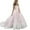 Pink, variant on Odeerbi 2025 Toddler Girls Net Yarn Embroidery Rhinestone Bowknot Birthday Party Gown Long Dresses