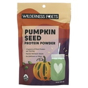 Wilderness Poets, Pumpkin Seed Protein Powder - Organic, Cold-Pressed - Made from 100% Heirloom, Styrian Pumpkin Seeds Grown in Austria (8 Ounce) - 140 Grams of Protein