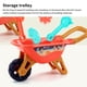 thumbnail image 4 of Kids Beach Toy Sand Castle Playset Summer Sand Water Game Play Cart Beach Game Toy Set Colorful Sand Molds Tool Sand Trolley Ducha Rastrillo Pala Para Niños Y Niñas 6Pcs Eigraketly FN003418-01, 4 of 6