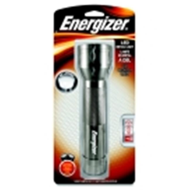 NEW Energizer 2D LED Metal Torch Flash Light 150 LUMENS With Batteries 100hr 