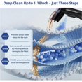 thumbnail image 2 of Carpet Cleaner Machine 10.5Kpa Strong Suction, 400W Powerful Motor, Portable Upholstery Cleaner with Spot and Stain Remover for Pet Accident, Rugs, Carpet and Upholstery, 2 of 3