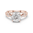thumbnail image 5 of Zuwelria Moissanite Wedding Ring | Luxurious 2.08 Carat Round Cut Moissanite Diamond Engagement Ring for Women | 18K Rose Gold Plated Sterling Silver | D/VVS1 Size 7, 5 of 9