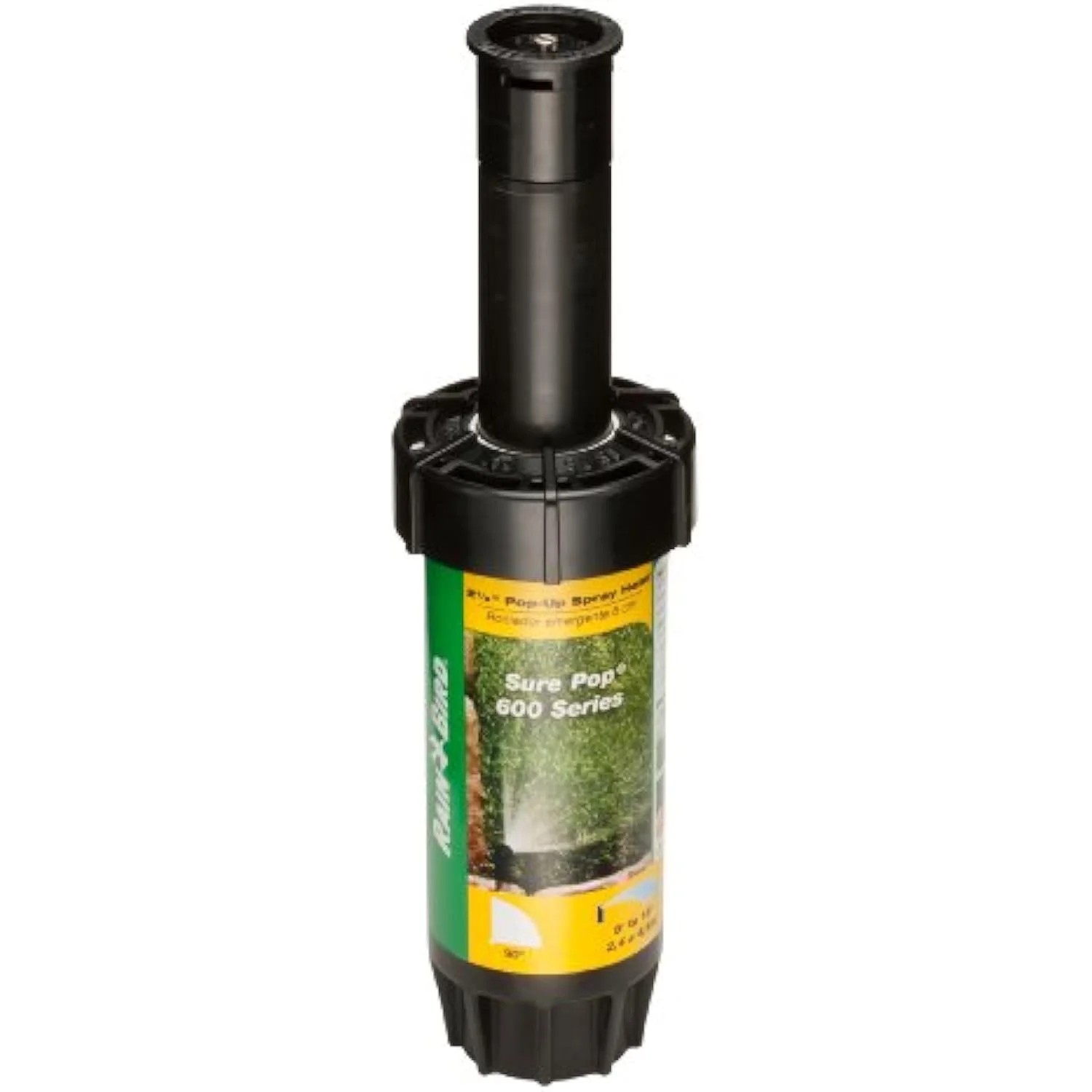 (5) Rain Bird SP25Q18 Pop-Up Sprinkler Quarter Circle Pattern 8-15 ft Spray Distance 2.5-inch Height