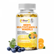 Alliwise Daily Multivitamins & Multiminerals for Men and Women, Boost Energy, Focus and Performance (2 Month Supply  120 Capsules)