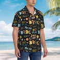thumbnail image 3 of Disketp Hawaiian Shirts for Men,Basketball Print Mens Casual Short Sleeve Button Down Shirts Beach Shirt, 3 of 7