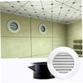 thumbnail image 3 of Nuevo sistema de aire acondicionado central ABS, cortina de aire de escape de viento, máscara de ventilación redonda, máscara de escape de cambio de malla, 3 of 5