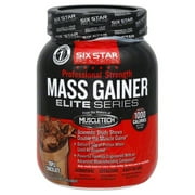 Six Star Pro Nutrition Triple Chocolate Elite Series Professional Strength Mass Gainer, 2.5 lb