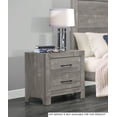 thumbnail image 6 of Cterwk 1pc Nightstand Beside Table with 2 Drawers , Gray, 6 of 6