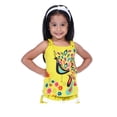 thumbnail image 2 of Kidsy Girls Peacock Graphic Printed Peruvian Cotton Tank Top – Lime Zest, 3, 2 of 2