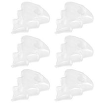 LOLIPPYY Set of 6 Clear Plastic Candy Containers for Christmas Holiday Treat Storage and Festive Party Boxes