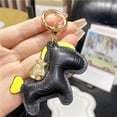 thumbnail image 4 of Horse Keychain,Handmade Leather Horse Bag Charm - New Year 2026 Horse Pendant,Kawaii Animal Charm for Handbags,Purse Bag Accessories Horse Keychain & Gift Idea(Black), 4 of 4